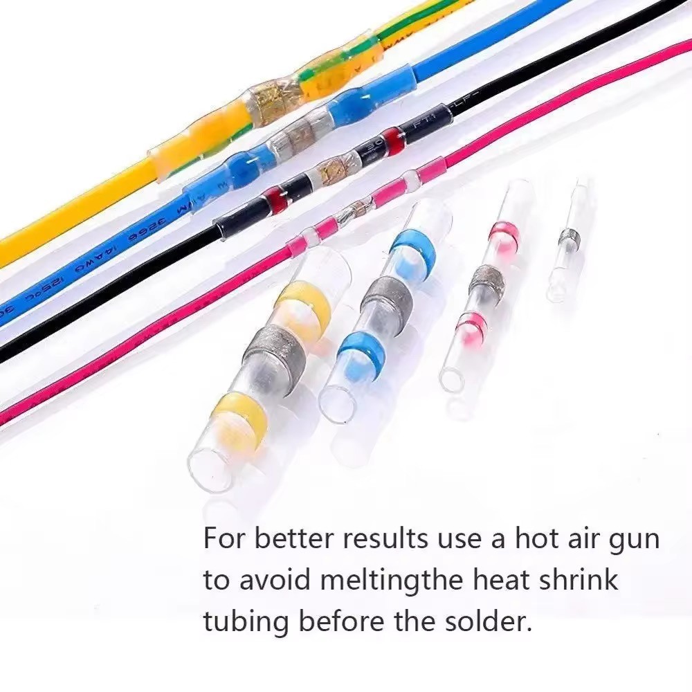 Krympeflex sæt med 50 stk. i 4 størrelser, 0,25-6mm2 - Til krympning af kabler og ledninger