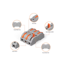 Muffe til skrueløs tilslutning af ledning 0,32-2,5mm2, 230V - 34 stk.