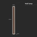 Væglampe LED 17W Corten IP65 med 4000K lysfarve og 2330lm - RA90 kvalitet til udendørs brug
