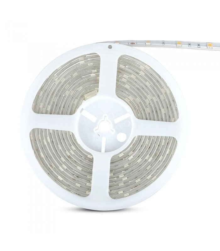 4.8W LED STRIP 6000K kold hvid IP65