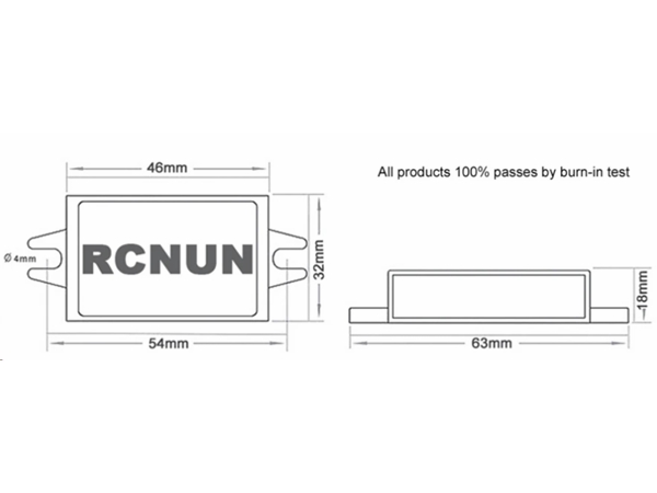 DC-DC step-down konverter - 12/24Vdc til 5Vdc 5A (IP68)