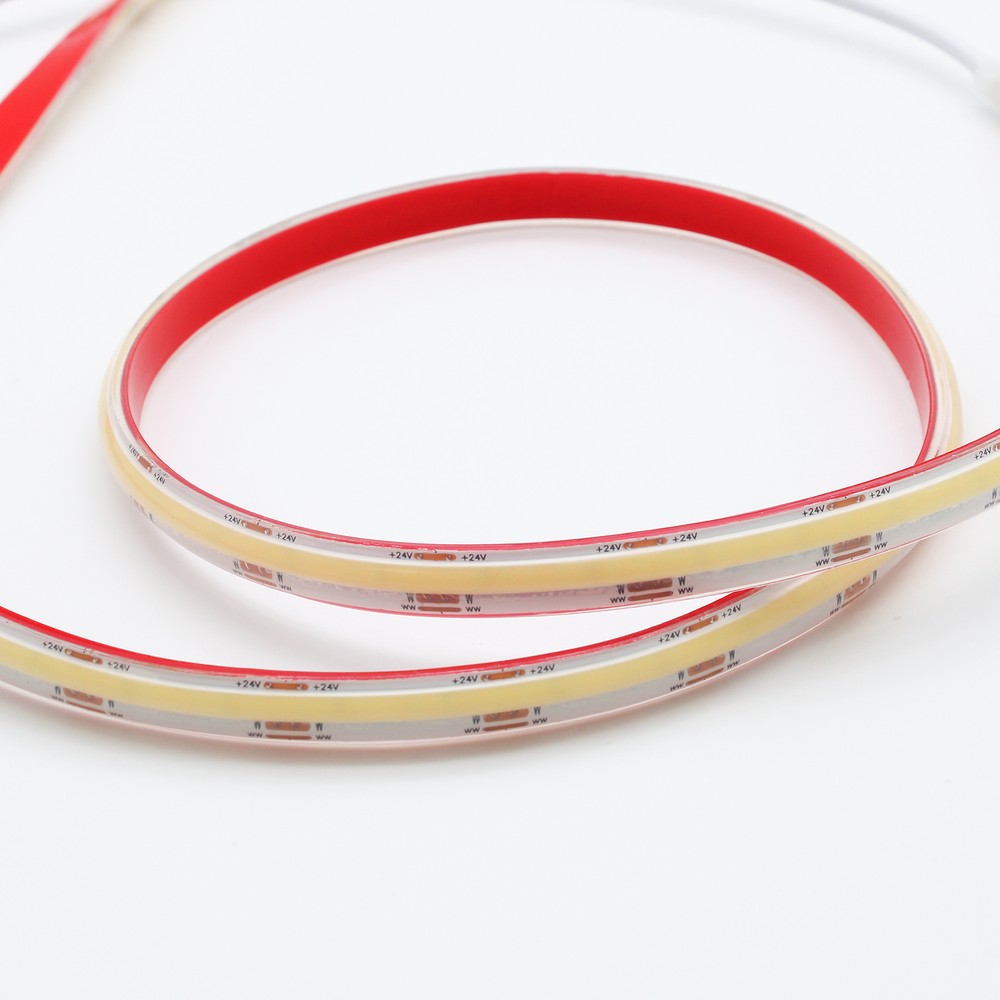 10m COB CCT LED strip RA90 - 20W/m, 24V, IP20, 576 LED pr. meter - Høj kvalitet, 1700lm/m, perfekt til lysstyring