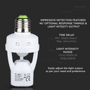 Infrarød Sensor Pære E27 - Maks. 60W LED