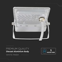 10W Projektør med PIR Sensor og Samsung Chip i Hvid Hus, 4000K, 1m Kabel
