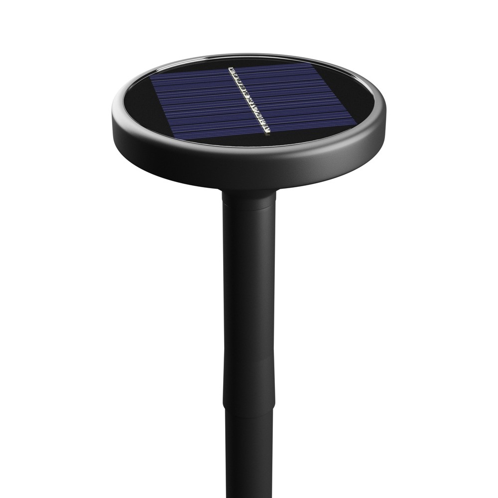 Solara Plato Sort Spike LED Lampe IP65 1W RA80 60lm 3.2V 126x51x290mm Spectrum