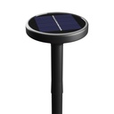 Solara Plato Sort Spike LED Lampe IP65 1W RA80 60lm 3.2V 126x51x290mm Spectrum