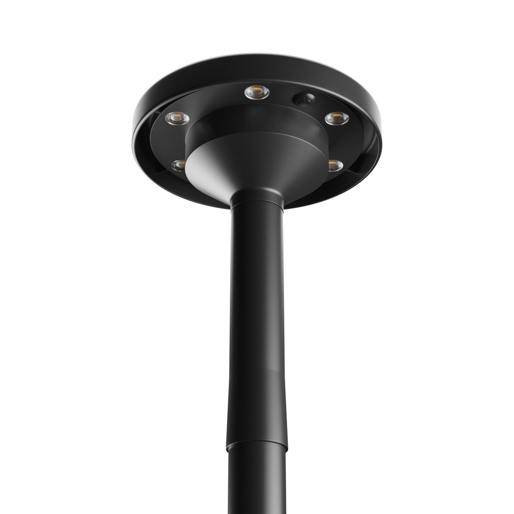 Solara Plato Sort Spike LED Lampe IP65 1W RA80 60lm 3.2V 126x51x290mm Spectrum