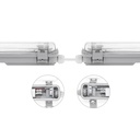 Limea T8 LED enkeltarmatur - Inkl. 1 stk. 24W 150cm LED rør, IP65 vandtæt