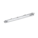 Limea T8 LED enkelttarmatur med 9W LED rør - IP65 vandtæt
