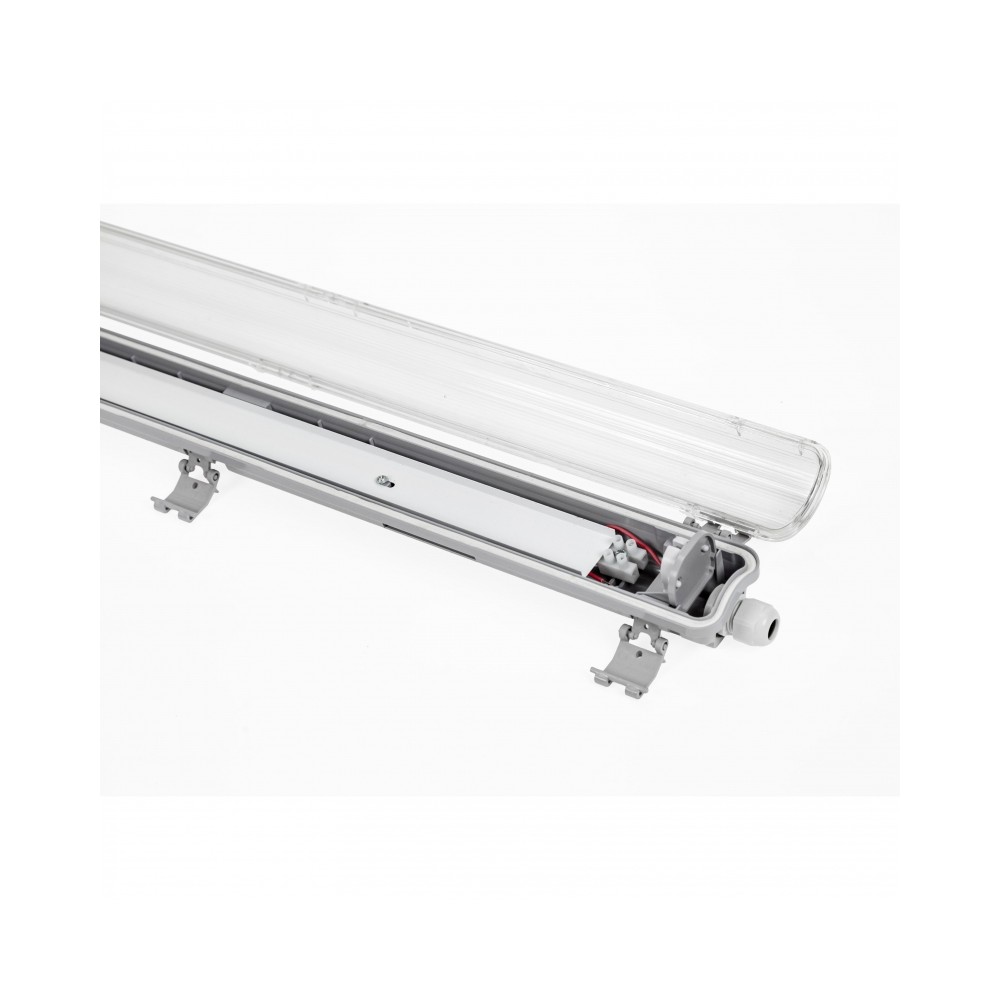 Limea T8 LED enkeltarmatur med 1x18,5W 120cm LED rør - IP65 vandtæt