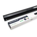 LED Sort Troldtekt Skinne 60 cm - 30W, Akustilight, Planforsænket, 24V