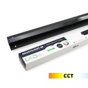 LED Troldtekt Skinne 60 cm, CCT - 19W, Akustilight, Planforsænket, 24V