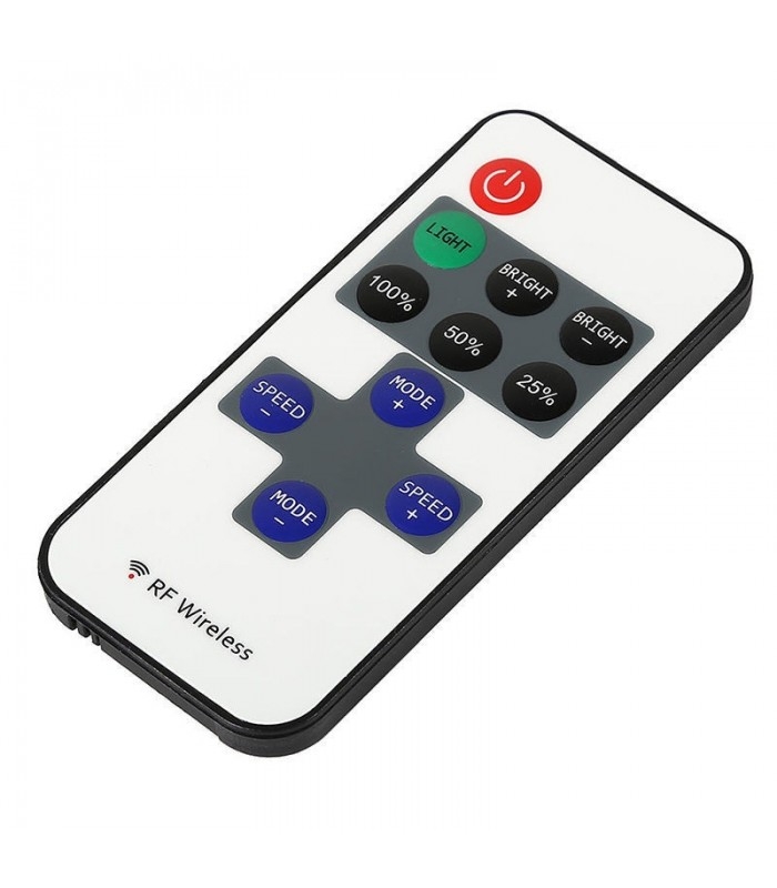 Trådløs dæmper med fjernbetjening - RF trådløs, memory funktion, 12V (30W)