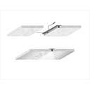 LED Troldtekt Skinne 60 cm, CCT - 19W, Akustilight, Planforsænket, 24V