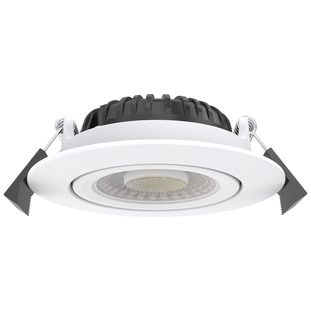LEDlife Dim2Warm+CCT RA96, hvid indbygningsspot - Ø8,3 cm, 7W, dæmpbar, IP65, 230V