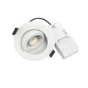 LEDlife Dim2Warm+CCT RA96, hvid indbygningsspot - Ø8,3 cm, 7W, dæmpbar, IP65, 230V