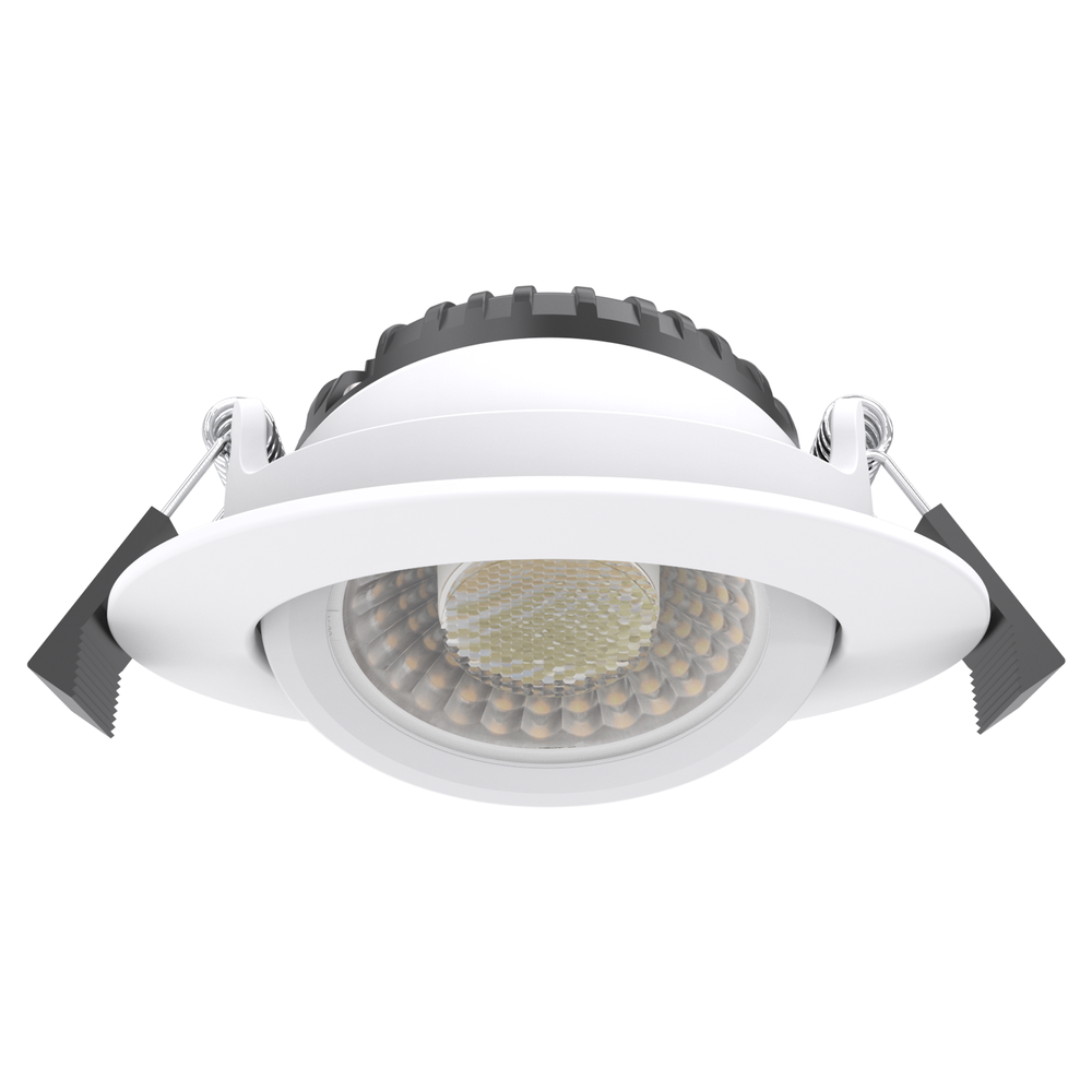 LEDlife Dim2Warm+CCT RA96, hvid indbygningsspot - Ø8,3 cm, 7W, dæmpbar, IP65, 230V