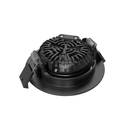 LEDlife Dim2Warm+CCT RA96 sort indbygningsspot - Ø8,3 cm, 7W, hvid kant, dæmpbar, IP65, 230V