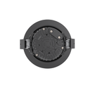 LEDlife Dim2Warm+CCT RA96 sort indbygningsspot - Ø8,3 cm, 7W, hvid kant, dæmpbar, IP65, 230V