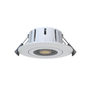 LEDlife Dim2Warm+CCT indbygningsspot - Roterbar, Ø8,3 cm, 7W, hvid kant, dæmpbar, 230V, RA96
