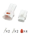 Sumitomo MT090 autostik - 2P han/hun sæt (2,2mm benafst.)