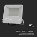 V-Tac 200W LED projektør, Samsung LED chip, 22960lm, IP65, udendørs brug