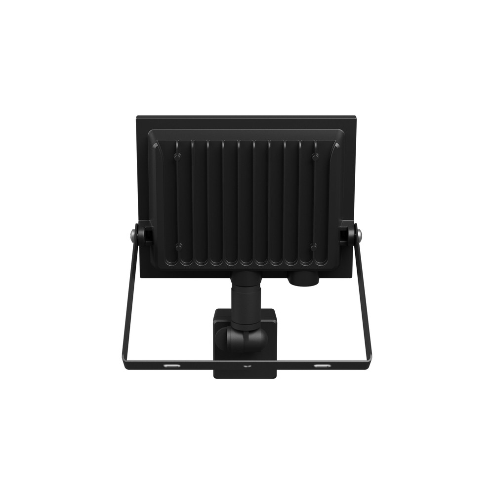 Noctis Lux 4 projektør 30W varm hvid med PIR sensor - Sort, IP44, 230V, 2500lm, RA70 - 141x185x53mm