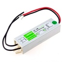 10W strømforsyning - 12V DC, 0,8A, IP67 vandtæt