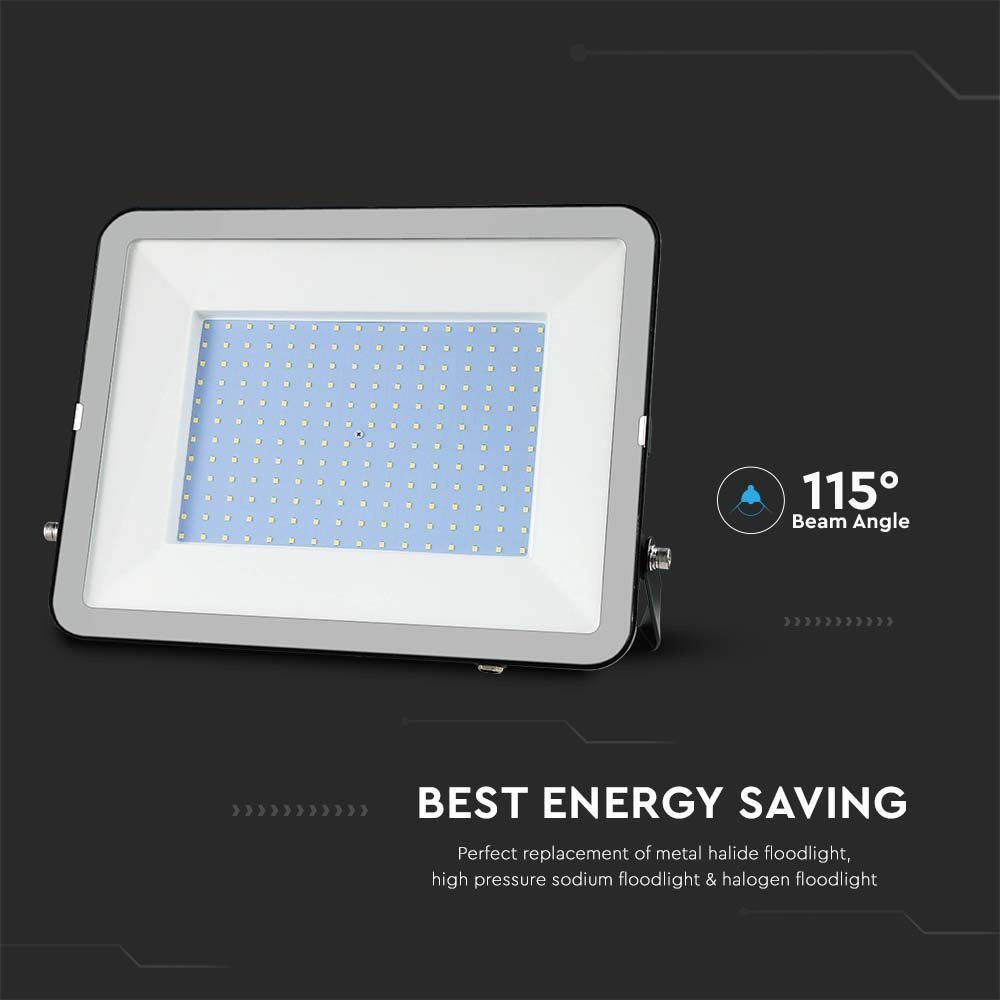 V-Tac 300W LED projektør med Samsung LED chip - Udendørs arbejdslampe, erstatning for 1500W, IP65, 26390lm, RA70, 5 års garanti