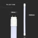 20W LED Rør 150cm G13 - T8, Plastik, 6500K, Ikke Roterbar.