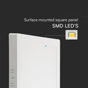 24W Bagbelyst Panel med Samsung Chip, 3000K, Kvadratisk - 2500lm, RA80, 5 års garanti