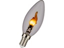 C35 "flamme" LED pære - 240V / 0,5W, E14 (1900K)