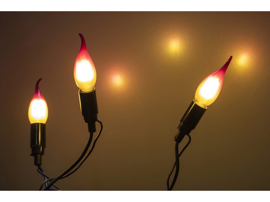 C35 "flamme" LED kertepære - 240V / 4W, E14, Dæmpbar (1600K)