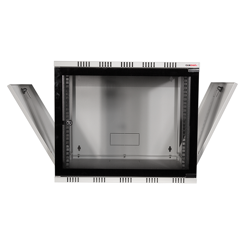 19" væg-rackskab - 12U B540xD550mm, Grå