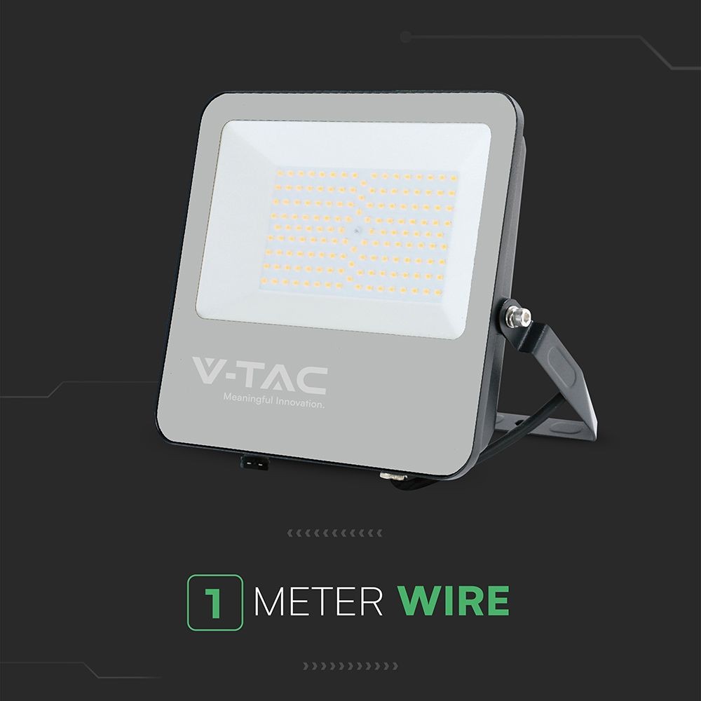 V-Tac 100W LED projektør - 185LM/W, udendørs arbejdslampe med 5 års garanti