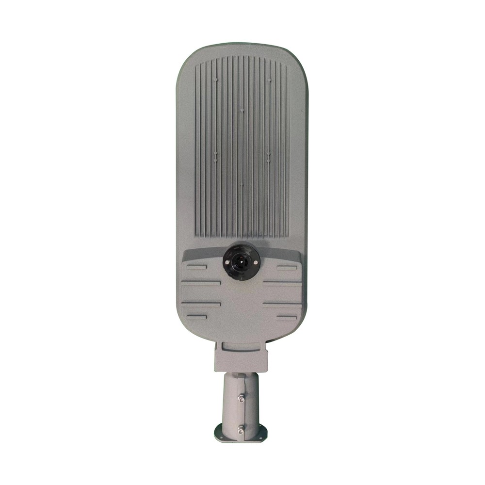 Gadebelysning Streetos 2 200W - Neutral hvid, 230V, 145/75°, IP65, IK09, grå, skumringssensor