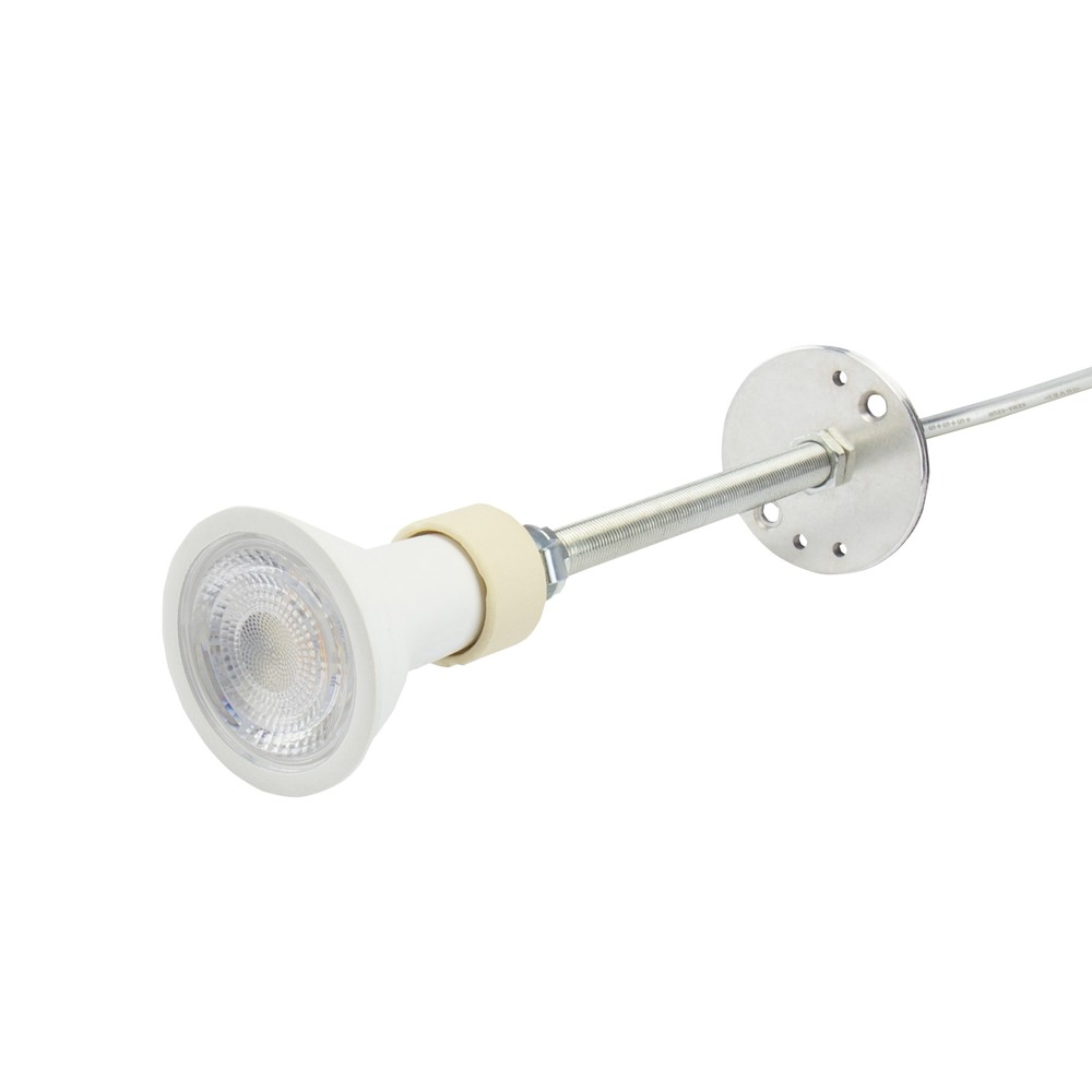 MADARA MINI II GU10 pendellampe til 3-faset skinne 230V IP20 Ø55 x 200mm HVID - 230V