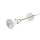 MADARA MINI II GU10 pendellampe til 3-faset skinne 230V IP20 Ø55 x 200mm HVID - 230V