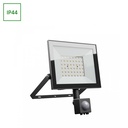 Noctis Lux 4 projektør 50W varm hvid med PIR sensor - sort, IP44, 230V, 4300lm, RA70