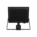 Noctis Lux 4 projektør 50W varm hvid med PIR sensor - sort, IP44, 230V, 4300lm, RA70