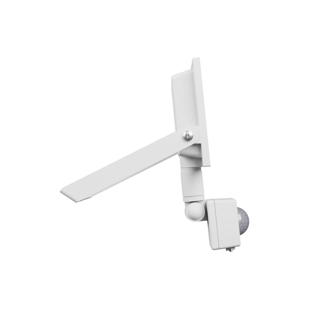 Noctis Lux projektør 20W varm hvid med PIR sensor - 230V, IP44, hvid - 116x174x53mm - 1650lm - RA70