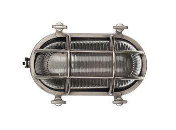 Skotlampe - AHOI, E27, Alu. nikkel (til indendørs brug)