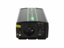 Inverter - 12Vdc til 230Vac / 300W, ren sinus (CEE7/3)