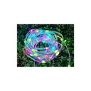 5 m RGBIC LED lyskæde med 50 LED, klar ledning, fjernbetjening og bluetooth - 230V