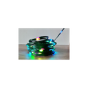 5 meter RGBIC LED lyskæde med 50 LED, grøn ledning, fjernbetjening og bluetooth - 230V