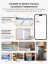ZigBee SNZB-02LD - Smart termometer med probe (IP65)