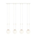 Glam 4 Hvid/Opal Pendellampe - Ø15 cm, E14, 230V, Max 10W (Lyskilde ikke inkluderet)