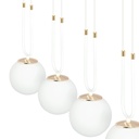 Glam 4 Hvid/Opal Pendellampe - Ø15 cm, E14, 230V, Max 10W (Lyskilde ikke inkluderet)