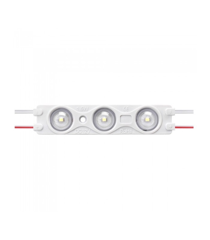 Vandtæt LED modul - 1,5W 3000k, IP67, Perfekt til skilte og special løsninger