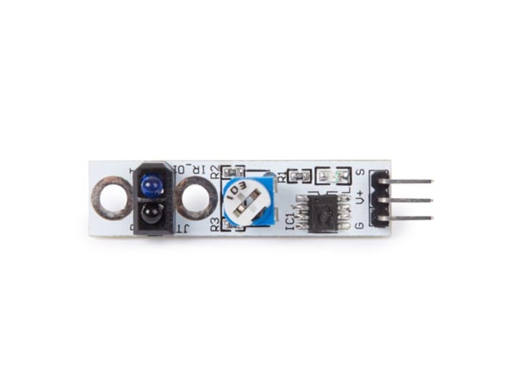 TCRT5000 IR linje-tracker sensormodul - 3,3-5V 20mA, 1-25mm